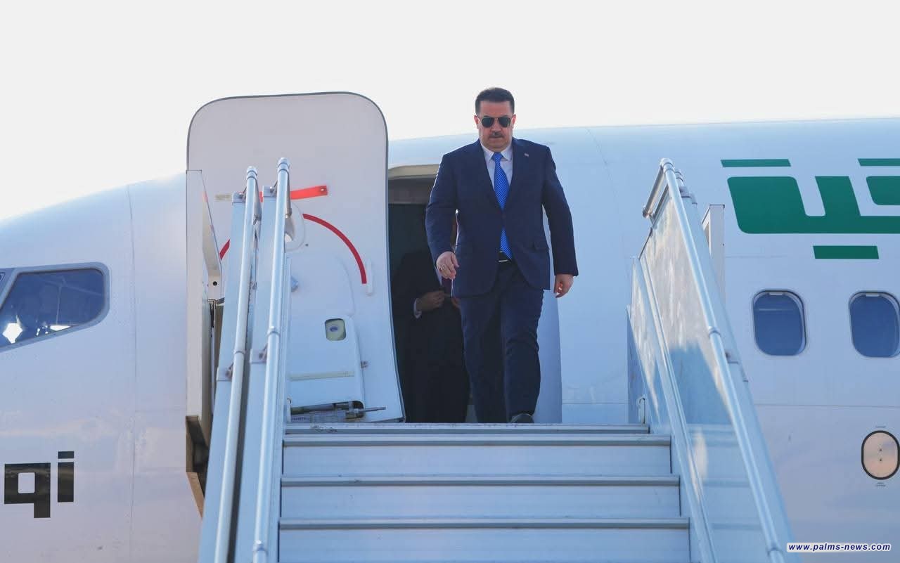 السوداني يصل إلى محافظة البصرة لافتتاح المقطع الأول من طريق التنمية.